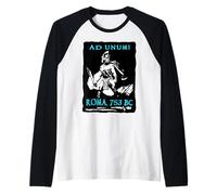Guerrier romain avec armure et casque Centurion SPQR Manche Raglan