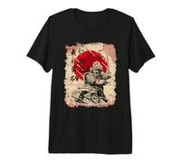 Guerrier samouraï Japonais | Code Bushido | Épée Vintage T-Shirt Haut de Gamme