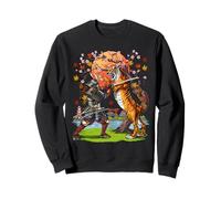 Guerrier Samouraï Japonais Combattant Tigre Arts Martiaux Sweatshirt