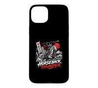 Guerrier samouraï Japonais Tonnerre à Cheval Coque pour iPhone 15 Plus