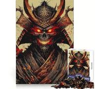 Guerrier samouraï Mort-Vivant Puzzle de 1000 pièces pour Adultes Concentration mentale Détente agréable Ajustement Parfait Surprise Festive (50x75cm)