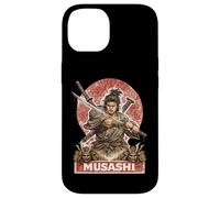 Guerrier samouraï Musashi, Chasseur d'épée Japonais Coque pour iPhone 14