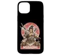 Guerrier samouraï Musashi, Chasseur d'épée Japonais Coque pour iPhone 15 Plus
