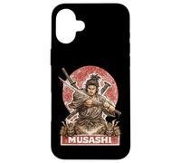 Guerrier samouraï Musashi, Chasseur d'épée Japonais Coque pour iPhone 16 Plus