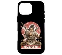 Guerrier samouraï Musashi, Chasseur d'épée Japonais Coque pour iPhone 16 Pro Max