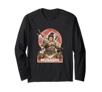 Guerrier samouraï Musashi, Chasseur d'épée Japonais Manche Longue