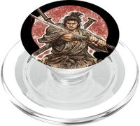 Guerrier samouraï Musashi, Chasseur d'épée Japonais PopSockets PopGrip pour MagSafe