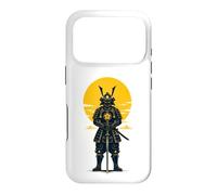 Guerrier Samouraï Soleil Doré Armure Japonaise Art Coque pour iPhone 17 Pro