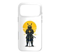 Guerrier Samouraï Soleil Doré Armure Japonaise Art Coque pour iPhone 17 Pro Max