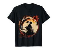 guerrier samouraï vintage en 90's art samurai rétro japonais T-Shirt