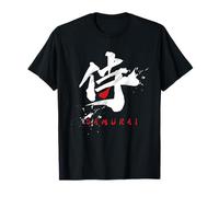 Guerrier Samurai Bushido | Style Calligraphie Japonaise T-Shirt