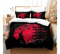 Guerrier Sets de Housses de Couettes Maîtres Housse de Couette pour Adulte. Parure de Lit Facile d'entretien. Contient 1 Housse de Couette Et 2 Taies d'oreiller en Microfibre.