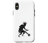 Guerrier Sombre Fantasy Art Gravure Chevalier Coque pour iPhone X/XS