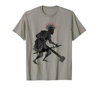 Guerrier Sombre Fantasy Art Gravure Chevalier T-Shirt