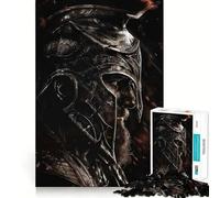 Guerrier Spartiate à la Guerre Puzzle pour Adolescents de 1000 pièces Renforce la mémoire Simple, Amusant, de qualité, Un Cadeau mémorable 38x26cm