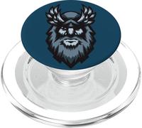 Guerrier Viking King Gods - Dieu Nordique Odin Mythologie Nordique PopSockets PopGrip pour MagSafe
