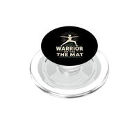 Guerrier Yoga Pose Meditation Warrior on The Mat PopSockets PopGrip pour MagSafe