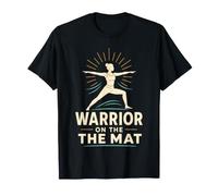 Guerrier Yoga Pose Meditation Warrior on The Mat T-Shirt