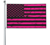 Guerrière Du Cancer Du Sein Drapeau Résistant Drapeau De Festival Avec Œillets Bannière Cour 90X150Cm Pour Accessoires Ferme Fêtes