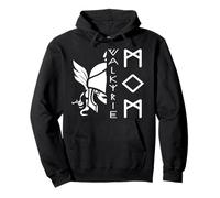 Guerrière Nordique Viking Femme Maman Valkyrie Sweat à Capuche