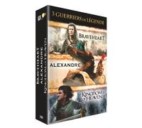 Guerriers de Légende – Coffret 3 films : Alexandre, Braveheart, Kingdom of Heaven – Pack
