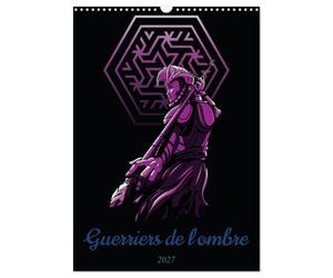 Guerriers de l'ombre (Calendrier mural 2027 DIN A3 horizontal), CALVENDO calendrier mensuel: 12 guerriers mystiques et sombres, des chevaliers et des ... toi qui décides de la guerre ou de la paix !
