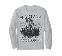 Guerriers légendaires du Roi Sparte Léonidas Ier Spartiate Manche Longue