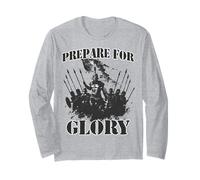 Guerriers légendaires du Roi Sparte Léonidas Ier Spartiate Manche Longue