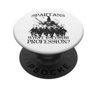 Guerriers légendaires du Roi Sparte Léonidas Ier Spartiate PopSockets PopGrip Adhésif