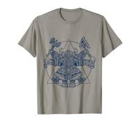 Guerriers nains Vikings - Style Vitruvien Da Vinci T-Shirt
