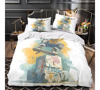 Guerriers samouraïs Parure de Lit Imprimé en 3D Ultra Douce Respirante Léger Housse de Couette Microfibre résistante Fermeture Éclair Hypoallergique for Enfants Garçons Filles King（220x240cm）