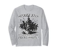 Guerriers Sparte T Leonidas Soldats De La Phalange Grecque Manche Longue