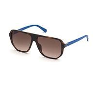 Guess 0 Lunettes Dark Havana, 60 pour homme