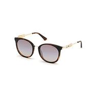 GUESS 0, Lunettes de soleil Femme, dark havana, 52