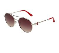 GUESS 0, Lunettes de soleil Femme, gold/other, 57