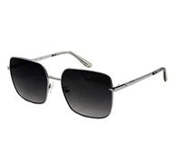 GUESS 0, Lunettes de soleil Femme, shiny light nickeltin, 56