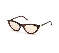 GUESS 0, Lunettes de soleil Mixte, dark havana, 54