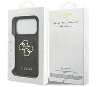 Guess 4G Big Logo Case for iPhone 17 Pro 6.3"" Black - GUHCP17L4GMGGR