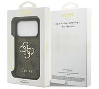 Guess 4G Big Logo Case for iPhone 17 Pro 6.3"" Brown - GUHCP17L4GMGBR