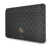 Guess 4G Big Metal Logo Computer Sleeve - Étui pour ordinateur portable 13" (Noir)