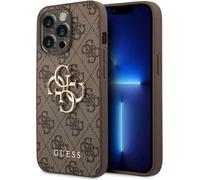 Guess 4G Big Metal Logo - Coque iPhone 14 Pro Max (marron)