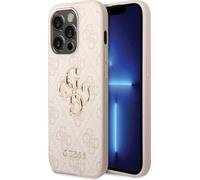 Guess 4G Big Metal Logo - Coque iPhone 15 Pro (rose)