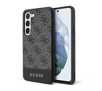 Guess 4G Bottom Stripe Metal Logo Collection - Coque pour Samsung Galaxy S23 (Noir) - 3666339117528