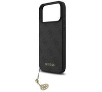 Guess 4G Charms Case for iPhone 17 Pro Max 6.9"" Tone on Tone Grey, - GUHMP17XGF4GCK
