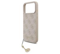 Guess 4G Charms Case for iPhone 17 Pro Max 6.9"" Tone on Tone Pink, - GUHMP17XGF4GCP