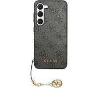 Guess 4G Charms Collection Case For Samsung Galaxy S24 Ultra - Black