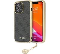 Guess 4G Charms Collection - Coque pour iPhone 13 Pro (gris)