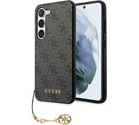 Coque Guess en TPU rigide pour Samsung Galaxy S23 S911 - gris