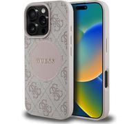 Guess 4G Circle Classic Logo MagSafe Apple iPhone 16 Pro rose