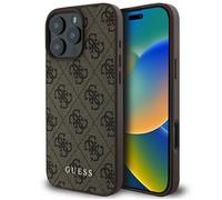 Guess 4G Classic - Coque pour iPhone 16 Pro Max (marron)
